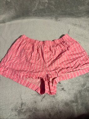 Pink Striped Juicy Couture Shorts